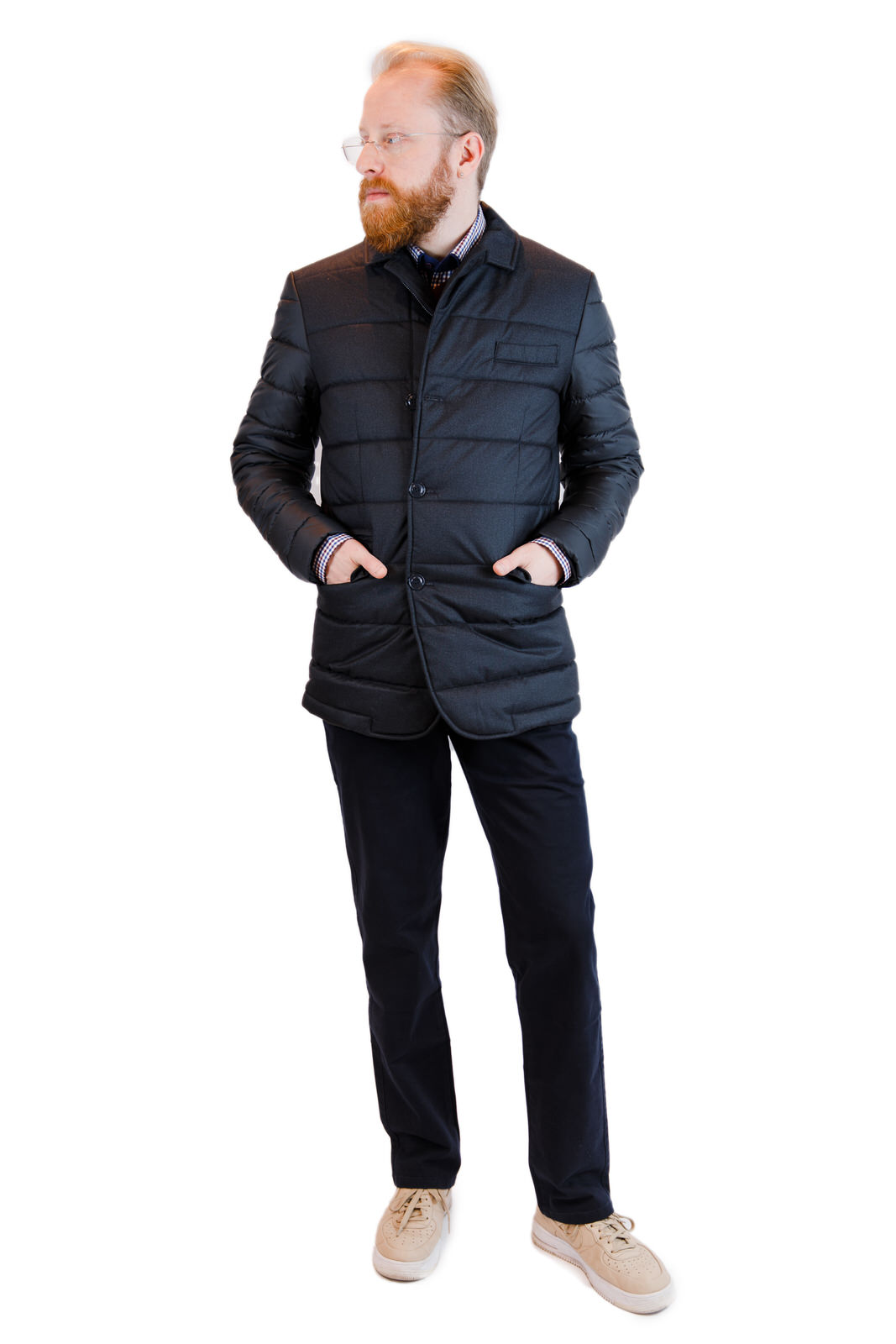 фото  Мужская куртка демисезонная текстильная на синтепоне RODION