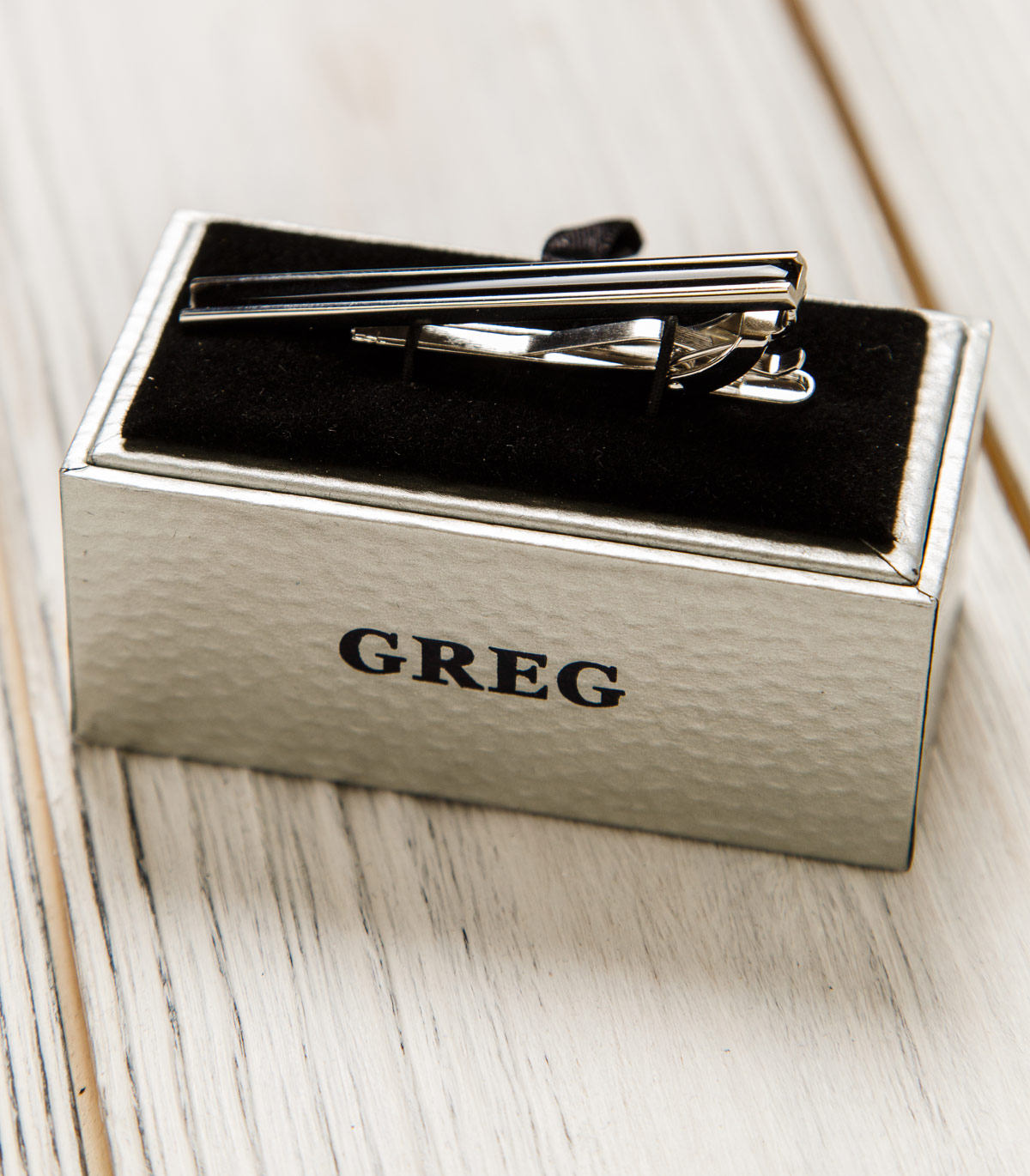 фото Зажим для галстука в коробке Greg 170903 agat